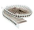 Senco #8x2.5 Inch Exterior Wood Screws Collated Deck & Fencing Fasteners 800 Pack