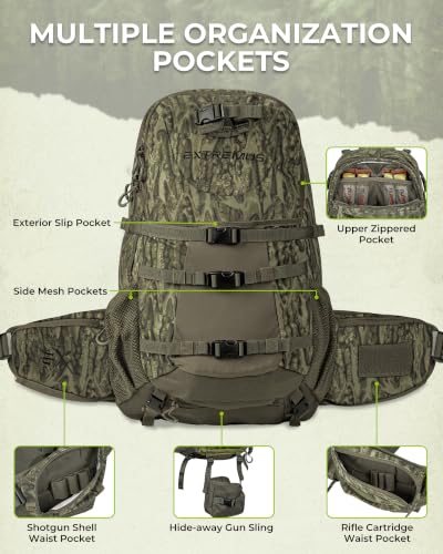 Extremus Timber Hole Hunting Backpack for Men - 3-in-1 Carry System, Weather-Resistant, Large Capacity