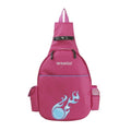 Klau Nylon Tennis Badminton Racquet Backpack Tennis Racket Case Outdoor Sports Bag Rose Red for Tennis Beginners