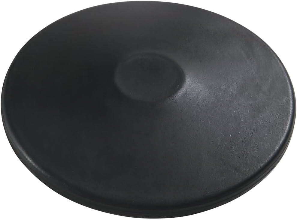 Skiennix Black Rubber Discus - Durable 1 Kilogram for Optimal Practice Performance