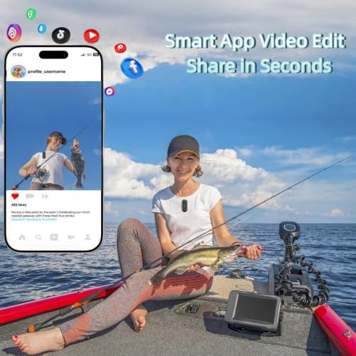 Asdanalili 4K Body Camera with 64GB, WiFi Vlogging & Sports Action Cam