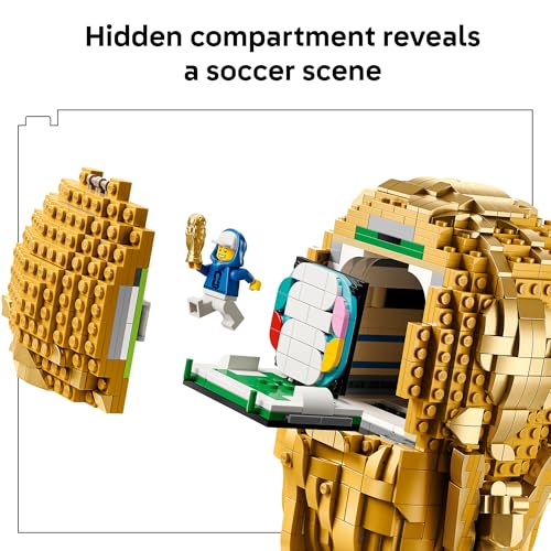 LEGO FIFA World Cup Official Trophy Building Set for Soccer Fans Ages 12+