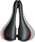 Skiennix Width Adjustable Bike Seat - Comfortable Prostate-Friendly Saddle for All Bike Types