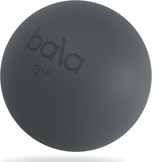 Bala Power Ball - Weighted Toning Exercise Ball for Pilates & Yoga | Enhance Strength & Balance