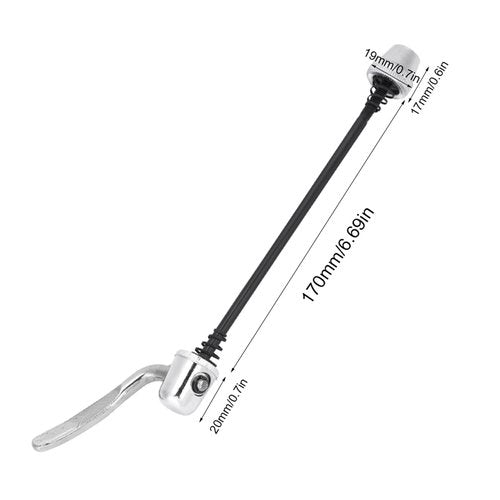 VGEBY1 Bike Trainer Skewer, Silver, Quick Release for Mountain Bike & Indoor Cycling Trainer