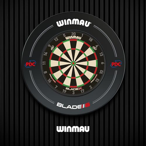 Winmau PDC Dartboard Surround - 26.5-Inch Wall Protector for Bristle Dartboards