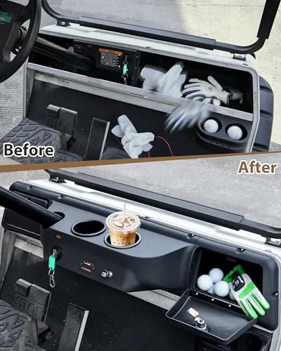 SAUTVS Golf Cart Dashboard for Club Car DS 1982+ | Impact-Resistant Plastic