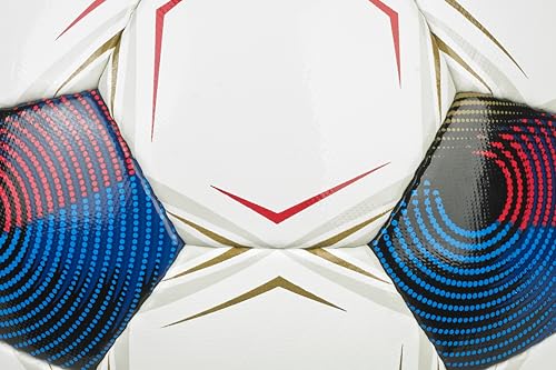 Select Royale Soccer Ball White Blue Red V25 - Durable Match & Training Ball