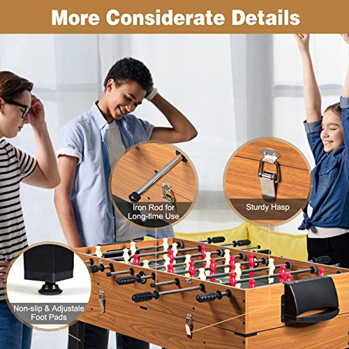 Goplus 48-Inch 3-in-1 Multi-Game Table for Family & Party Entertainment