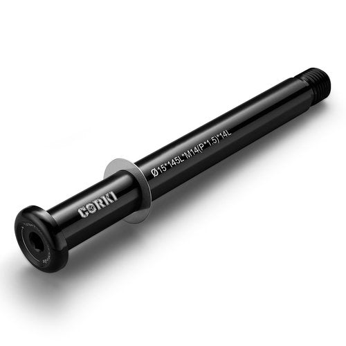 corki Cycles Thru Axles for Fox Fork 15mm, Bike Hub Adapter Axle Mountain Road Bike Quick Release Aluminum Alloy Axle - 15mm*100mm/15mm*110mm