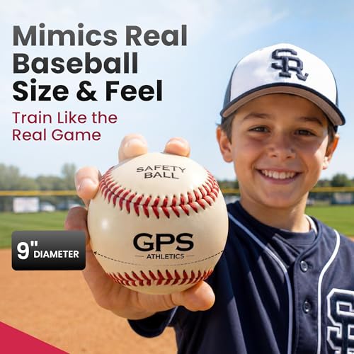 Soft Practice Baseballs for Kids - Low Impact Safety Training 6 Pack