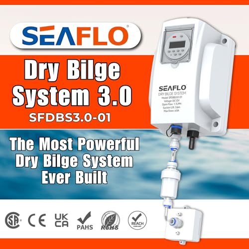 SEAFLO 12V Dry Bilge System 3.0 - Automatic Water Removal for Boats
