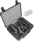 Case Club Waterproof 4-Pistol & 16-Mag Security Case - Standard Version with Silica Gel