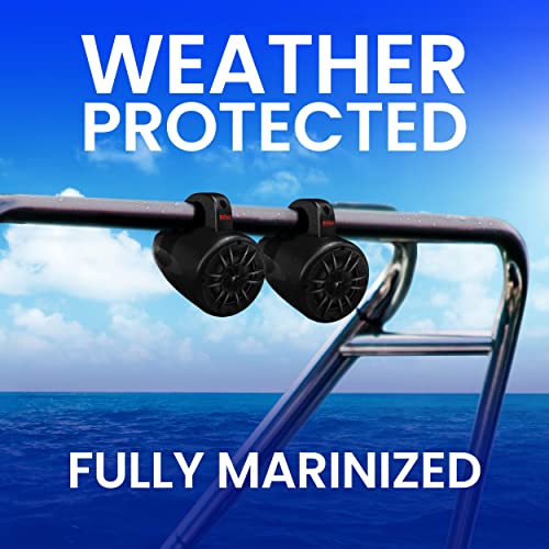 BOSS Audio MRWT40 4-Inch Marine Wakeboard Tower Speakers 400W Weatherproof