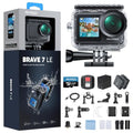 Action Camera 4K 30FPS Waterproof Underwater Camera with 64GB MicroSD Card Bundle