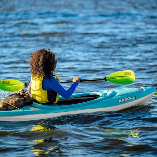 Pelican Argo 80X Kayak - Turquoise White Fade Sit-On-Top, Lightweight & Stable