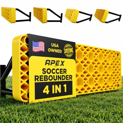 Soccer Rebounder Board with 4 Adjustable Angles - Apex Sports Soccer Rebounder Training Aid
