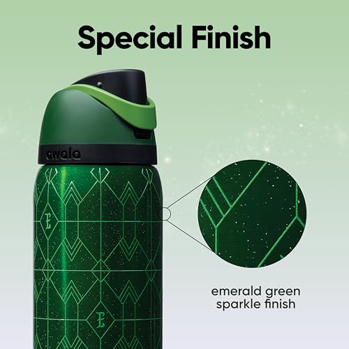 Owala Wicked FreeSip 32 oz Stainless Steel Water Bottle - Elphaba Green