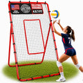 Adjustable Volleyball Rebounder Net - 4x7FT Training Equipment for Multi-Sport Practice