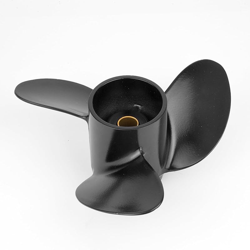 Outboard Propeller 7.8x8 RH Aluminum 3-Blade 12-Spline for 4-6HP Tohatsu Mercury Nissan