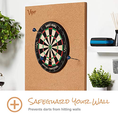 Reversible Cork Dartboard Surround - Wall Protector for 17.75 & 18 Inch Dart Boards