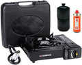 Camplux Dual Fuel Propane & Butane Stove - Portable Camping Stove with Carrying Case & CSA Certification