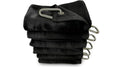 Towland 11''X18''%100 Turkish Cotton Tery Velour Golf Towels,Corner Grommet (3, Black)