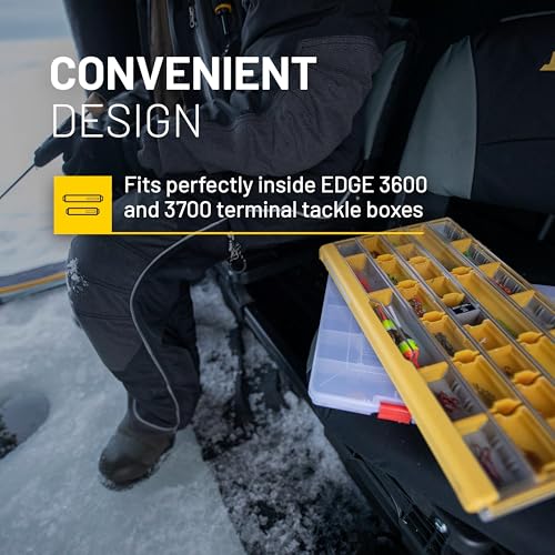 Plano Edge Medium Hook Retainer Tackle Box Insert for Edge 3600 & 3700, Yellow, 2-Pack