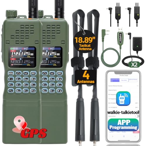 BAOFENG AR-152 PRO Handheld 10W Ham Radio with GPS NOAA Weather Two-Way Walkie Talkie