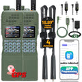 BAOFENG AR-152 PRO Handheld 10W Ham Radio with GPS NOAA Weather Two-Way Walkie Talkie
