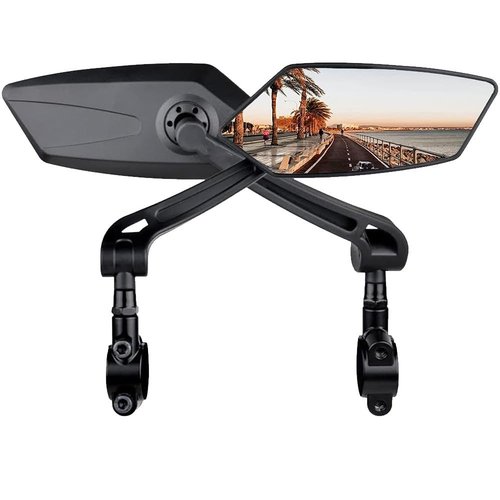 Takelablaze Handlebar Bike Mirror Universal Bicycle Rearview Mirror Safe Cycling Rearview Mirrors Compatible with Mountain/Road Bikes E-bikes, 1Pair