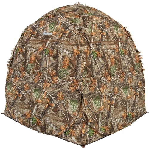 Hunting Ground Blind with Mossy Oak Break-Up Camo - Lightweight & Durable