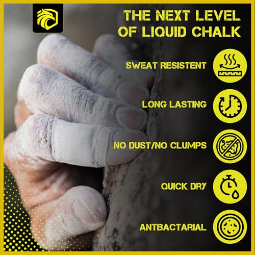 Pro Grade Liquid Chalk 120ml Mess-Free Sweat-Resistant Grip Enhancer