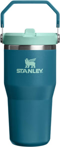 STANLEY IceFlow 2.0 Tumbler - 30 oz Insulated Water Bottle with Flip Straw & Handle | Coastal Teal