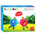 Kids Wearable Inflatable Sumo Balls Set - Bubble Bounce Ball for Outdoor Play, Red & Blue, 24 Inch, 2 Pieces