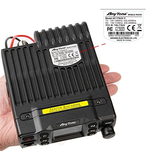 Dual Band 25W Mobile Transceiver Radio with VOX and Display - CABLE Variation