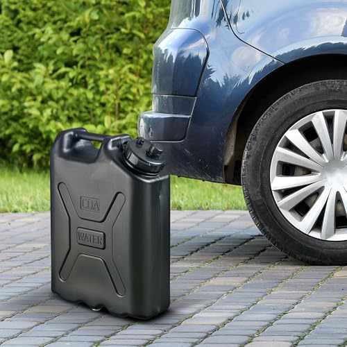 Heavy Duty 5 Gallon Water Container - Military Style BPA-Free Portable Water Storage - 1 Pack