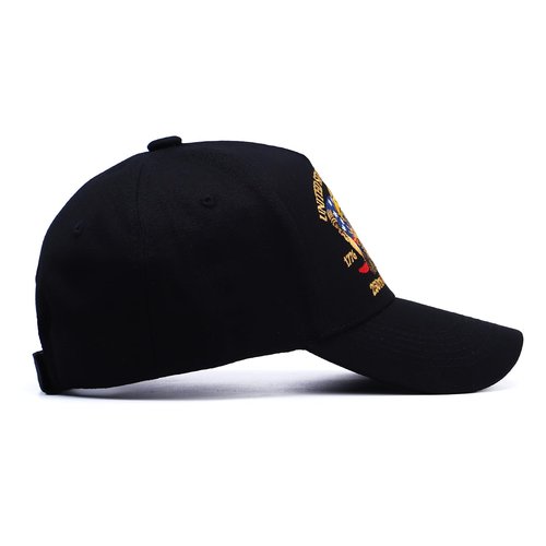 Zolquatra 250th Anniversary USA Hat - Adjustable Unisex Cap with 1776-2026 Embroidery for Men and Women(Black)