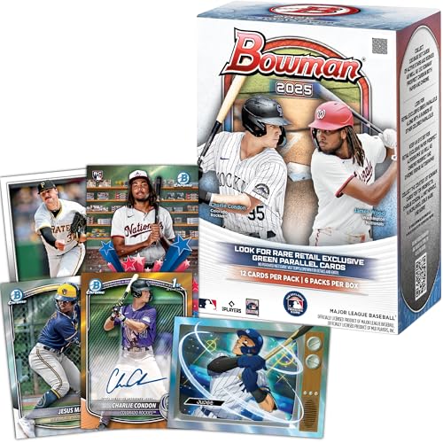 2025 Bowman Baseball Card Value Box | MLB Rookie & Prospect Set