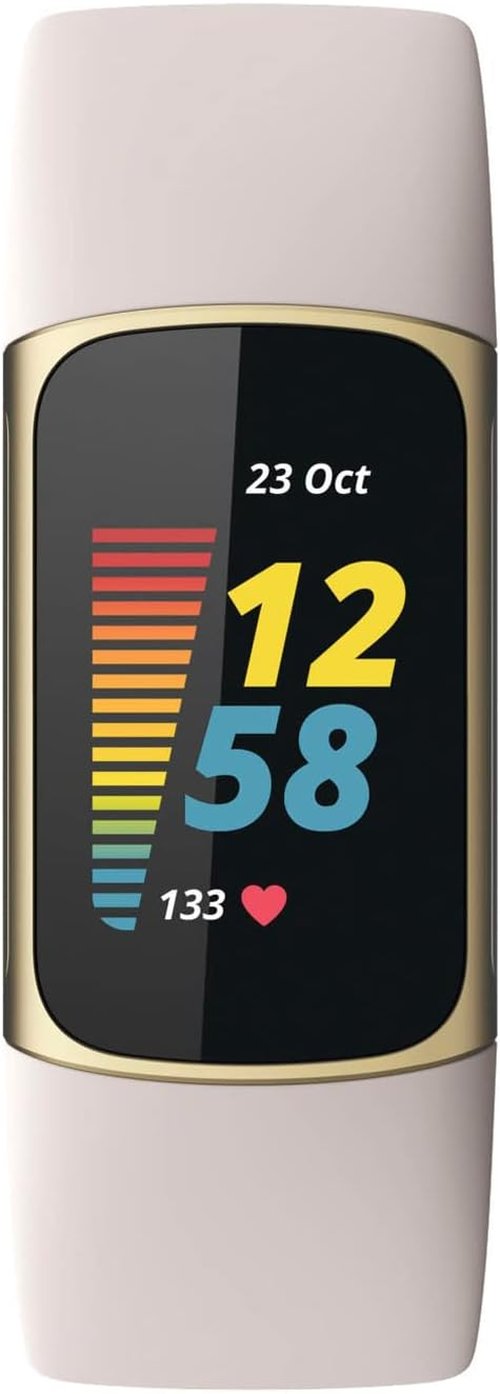 Fitbit Charge 5 Fitness & Health Tracker - Built-In GPS, Stress Management, Sleep Tracking | One Size (S & L Bands Included)