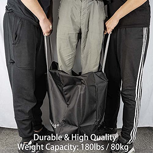 96L Waterproof Travel Duffle Bag - Extra Large Lightweight Carry-On for Men Women - Black