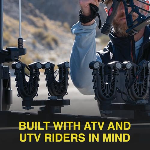 Double ATV Gun Rack with FlexGrip Pro for Rifles, Bows & Tools