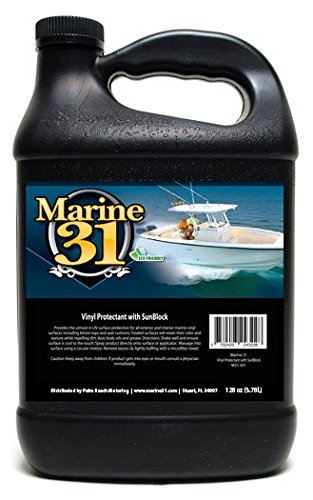 Marine Vinyl Protectant with Sunblock - UV & Fading Protection, 128 oz