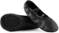DyingSwan Toddler Ballet Shoes - Soft Leather No-Tie Dance Slippers for Girls | Sizes Toddler to Women