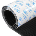 Boat Flooring with Self-Adhesive Groove Marine Decking - Black 96"L x 38"W
