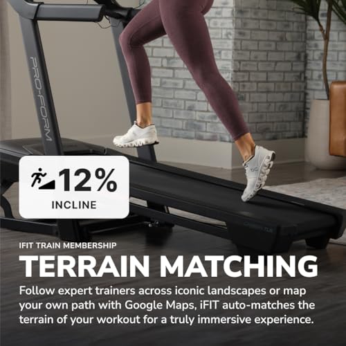 ProForm Carbon TLS Black Treadmill with 5" LCD, Incline & iFIT Compatibility