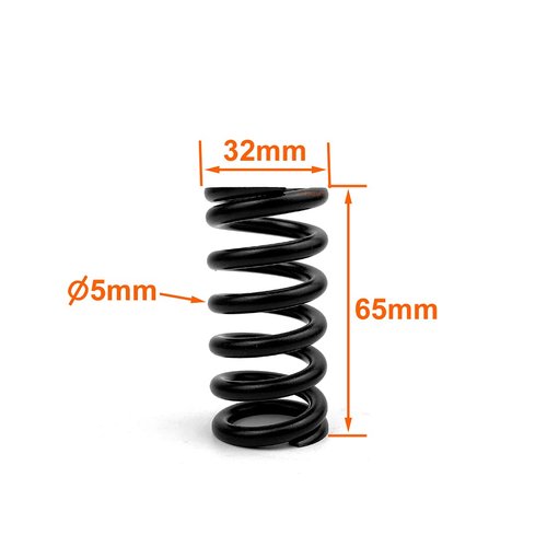 L-faster Replacement Stiffer Spring for Our Mountain Skateboard Truck Hard Spring for Off-Road Skateboard Truck(4 pcs Original(4mm))