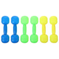 GANAZONO 3 Pairs Kids Plastic Hand Dumbbells Home Gym Exercise Barbell Children Exercise Fitness Sport Toy Toddler Weights Kids Fun & Fitness Workout Equipment