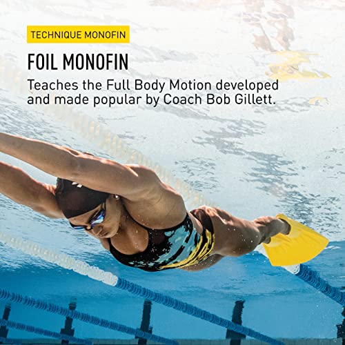 FINIS Small Foil Monofin Swim Fin for Adults - Core & Leg Strength Training