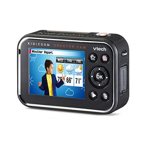 Kids Video Camera with Green Screen & Effects - Red
